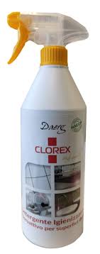 Detergente igienizzante per superfici a base di cloro attivo ml.750