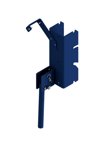 Support bracket for retractable device for"HUNG LIGHT"