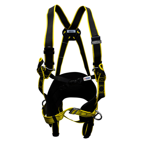 Harness with 2 attachment points and rotating belt