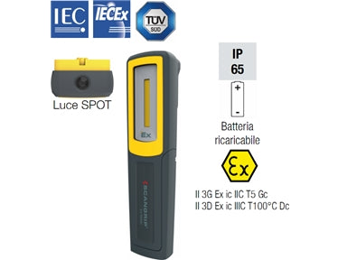 Atex Midi Ex rechargeable work lamp