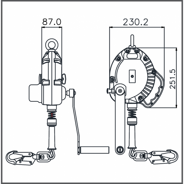 Restricted device 10 mt with recovery unit -Atex