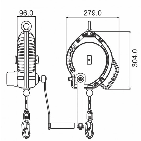 Restricted device 20 mt with recovery unit -Atex