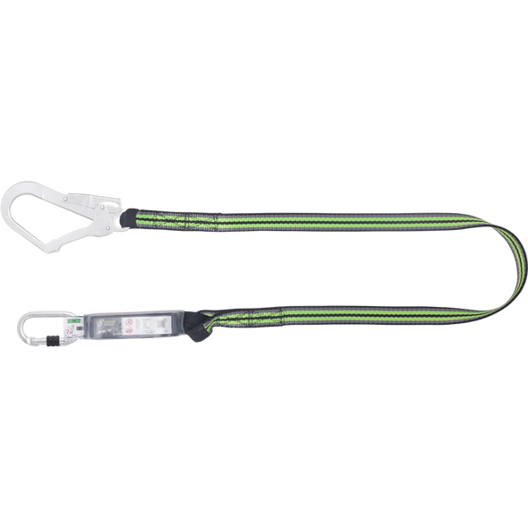 1.80m strap lanyard with energy absorber and connectors